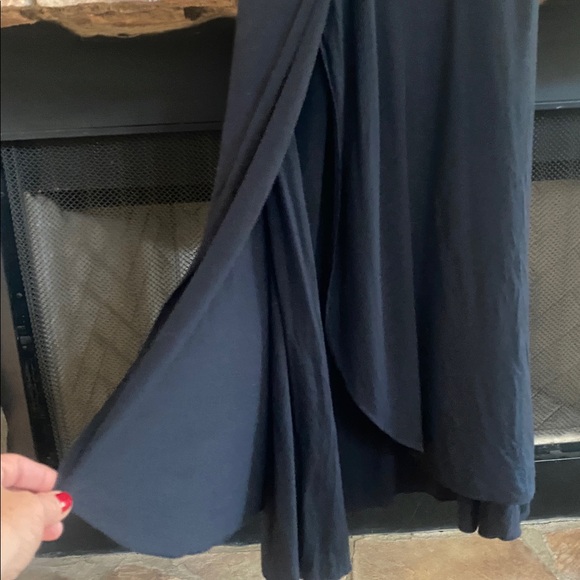 Lucy Black halter dress with draped front. Small - Picture 5 of 10